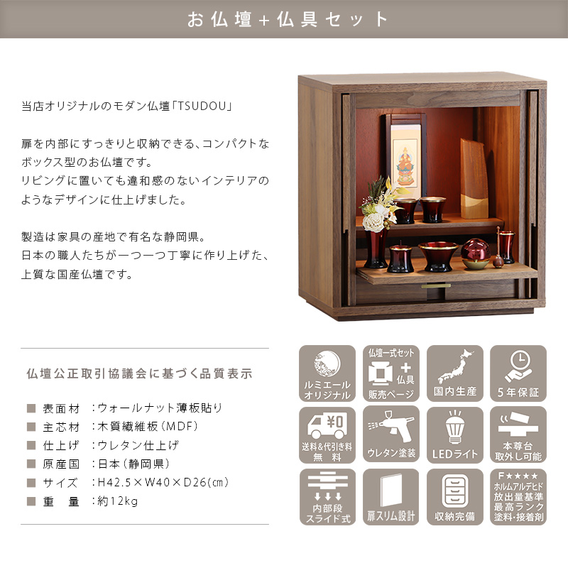 商品概要と品質表示