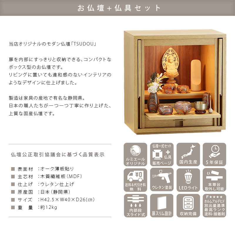 商品概要と品質表示