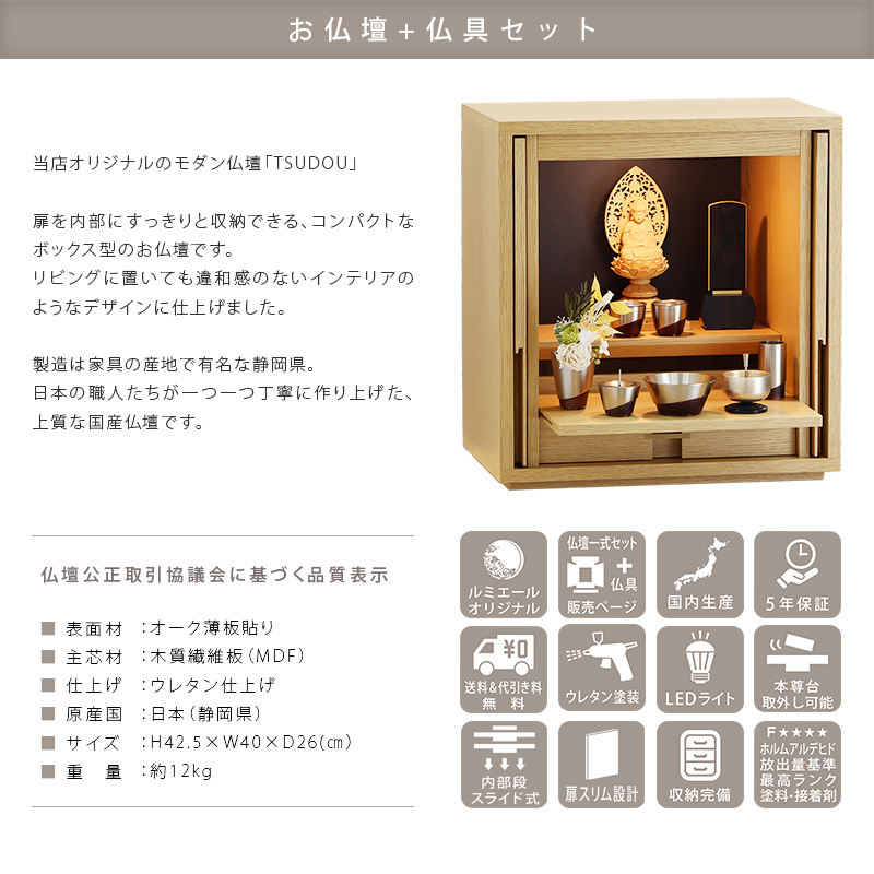 商品概要と品質表示