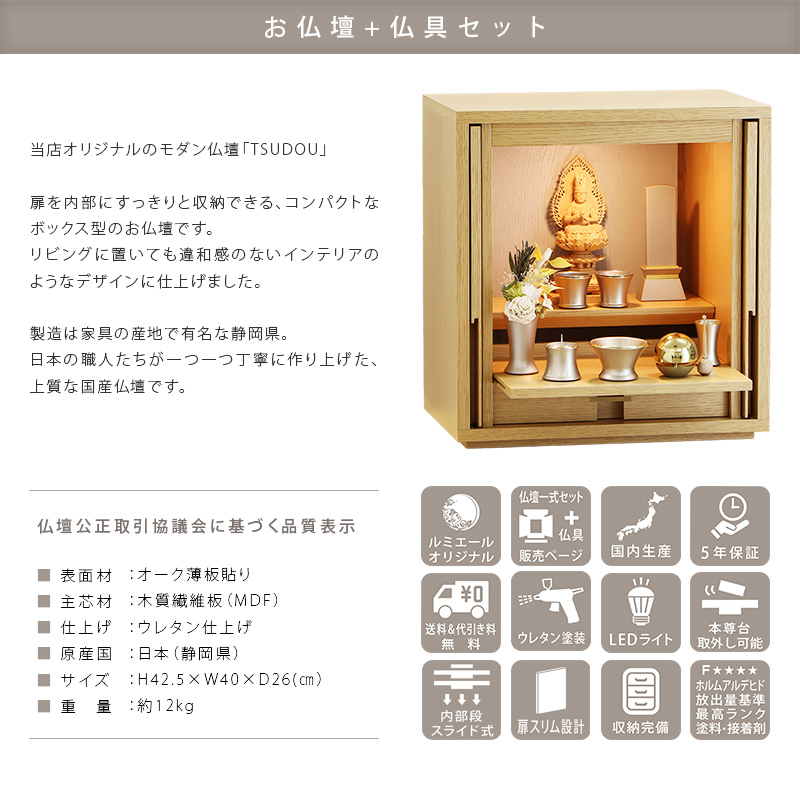 商品概要と品質表示