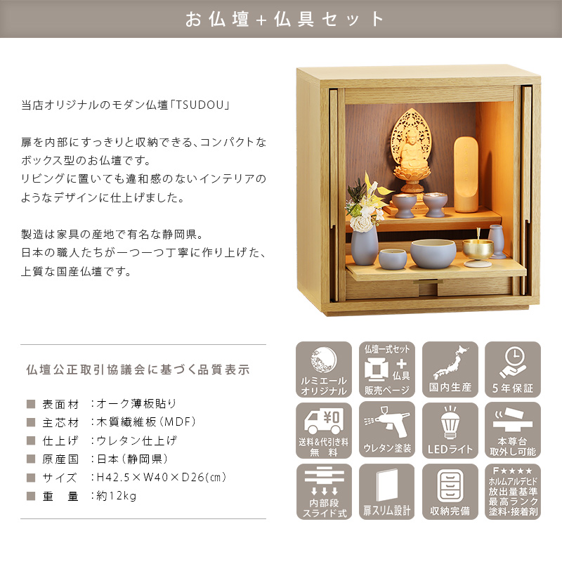 商品概要と品質表示