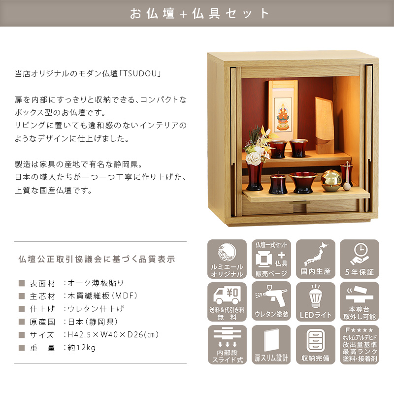 商品概要と品質表示