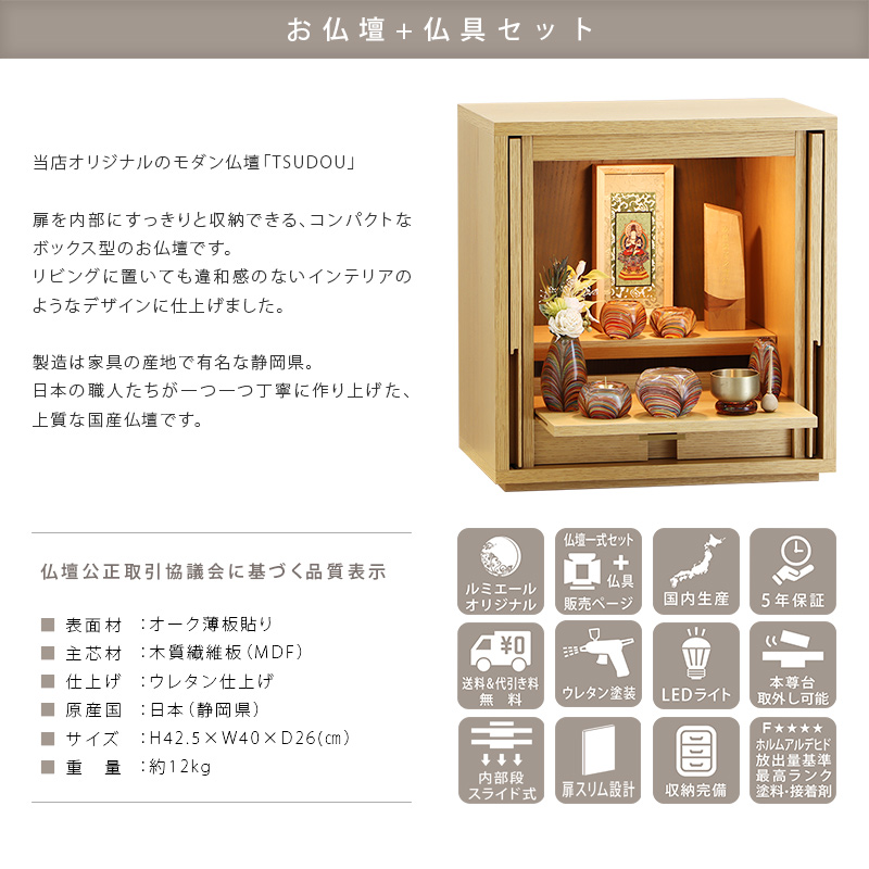 商品概要と品質表示