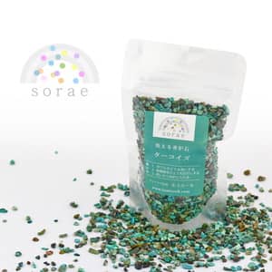 洗えて便利な香炉石「sorae」 ターコイズの通販メイン画像